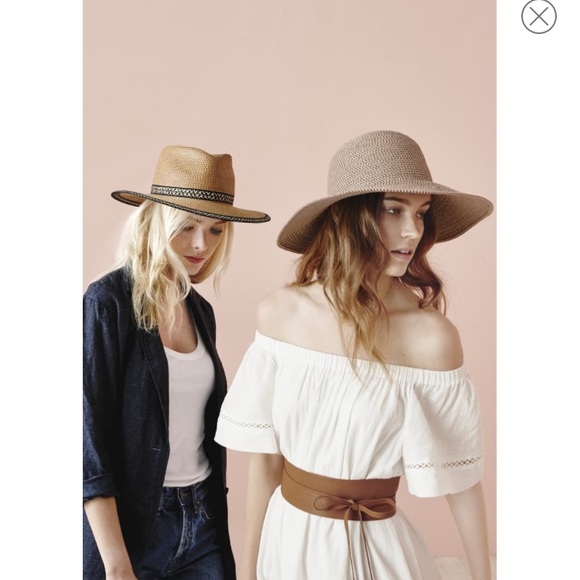 ERIC JAVITS NWT Daphne' Broad Brim Fedora - Picture 3 of 12